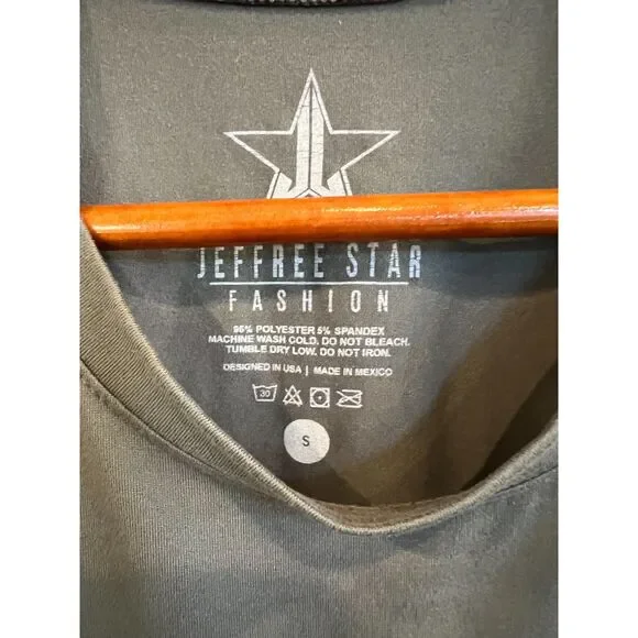 Jeffree Star Fashion Women's Gray Tshirt Size Small a162 - Picture 4 of 4